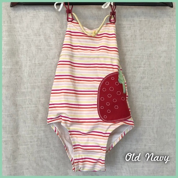 Old Navy Other - Old Navy Strawberry Bathing Suit